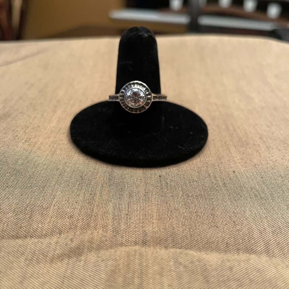 Silpada R2076 Sterling Silver and Cubic Zirconia Ring